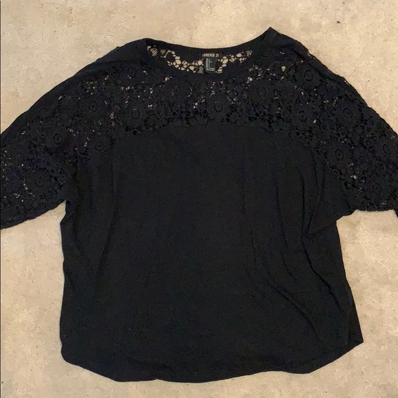 Forever 21 Tops - Black Lace Top from Forever 21